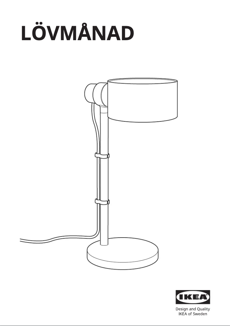 Página 1 del manual Manual de usuario Ikea LÖVMÅNAD 805.184.47