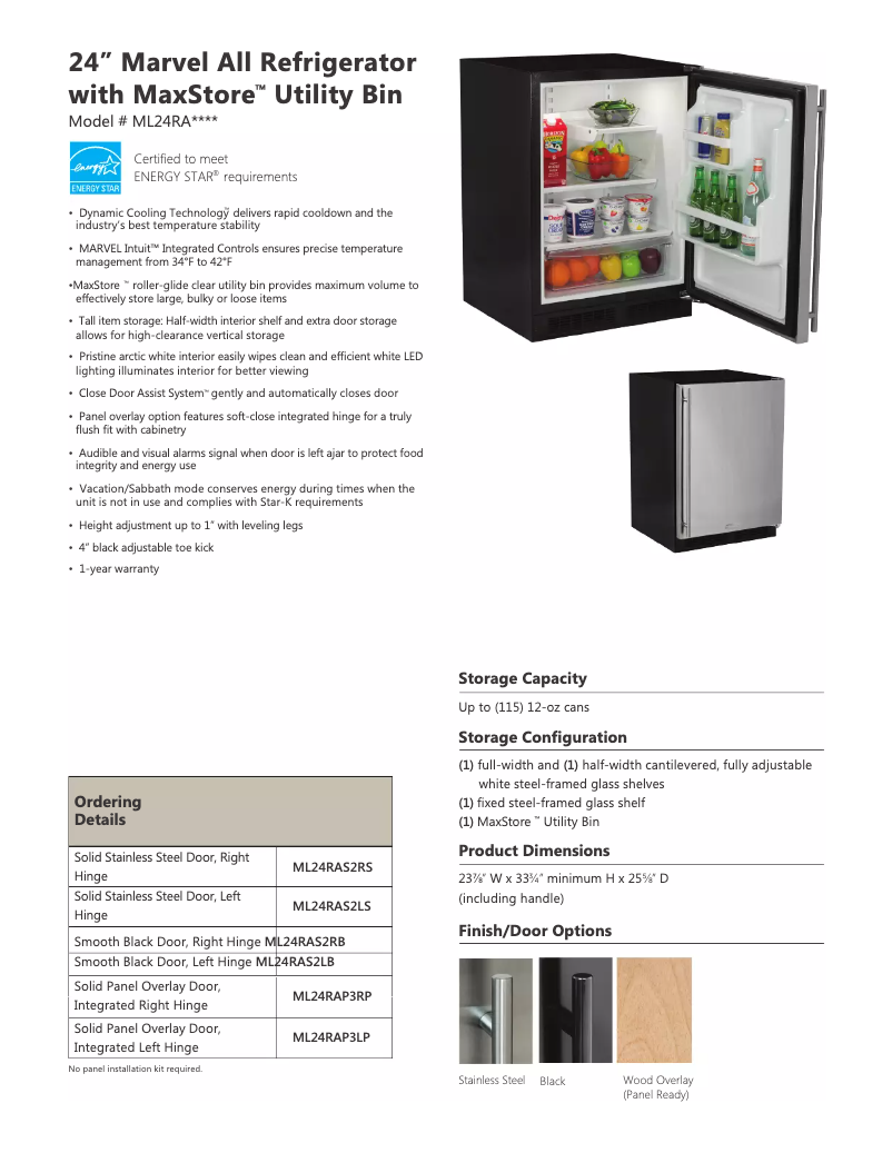 Imagen de la primera página del manual del dispositivo ML24RAS2LB