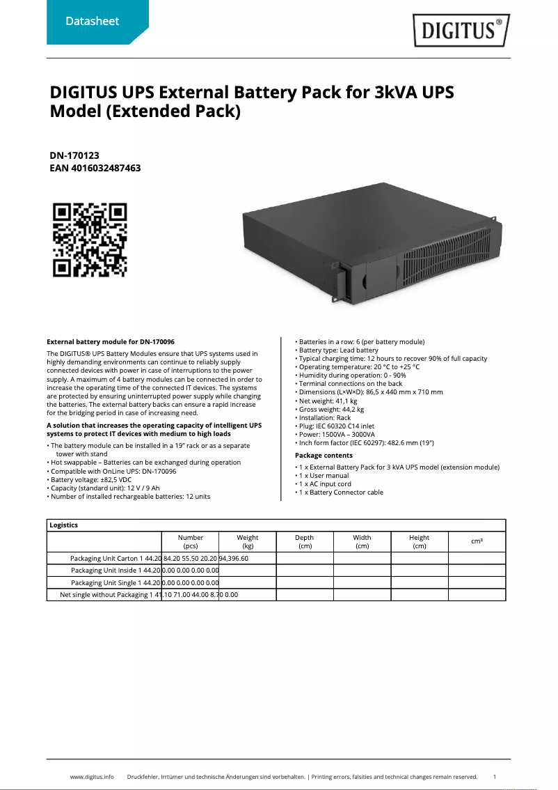 Imagen de la primera página del manual del dispositivo DN-170123