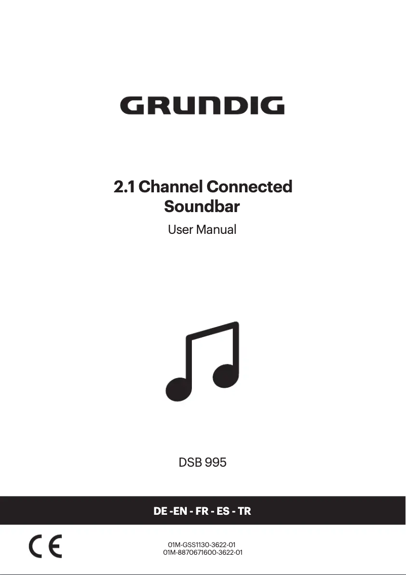 Página 1 del manual Manual de usuario Grundig DSB 995