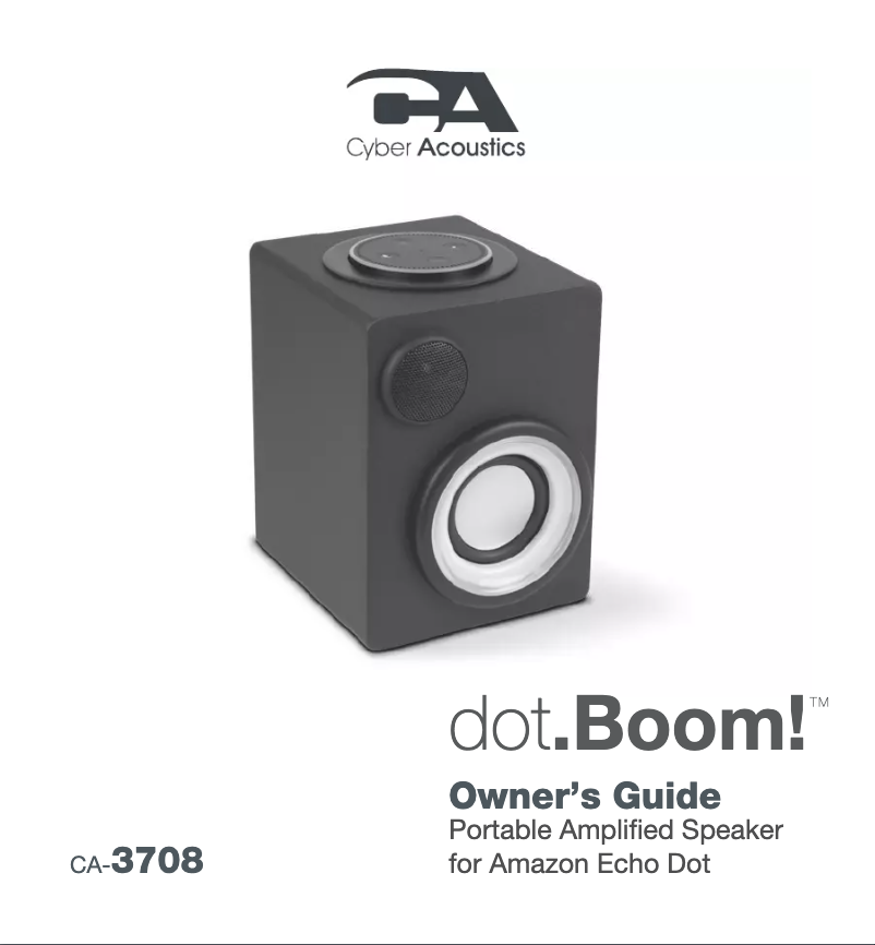 Imagen de la primera página del manual del dispositivo CA-3708