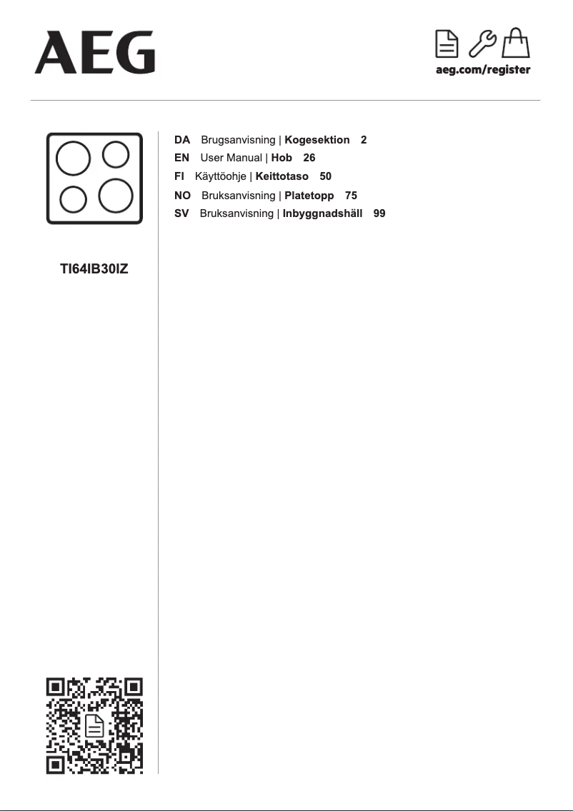 Imagen de la primera página del manual del dispositivo TI64IB30IZ