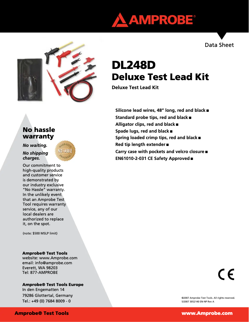 Imagen de la primera página del manual del dispositivo DL248D