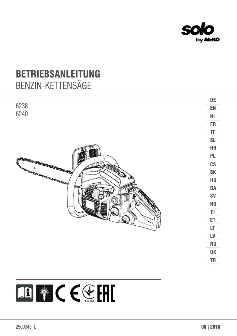 Página nº 1 - Manual de usuario Solo 6240
