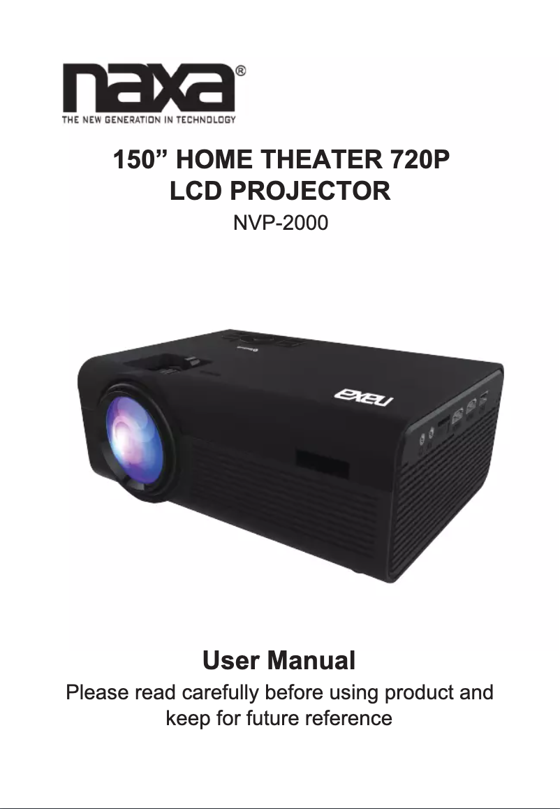 Imagen de la primera página del manual del dispositivo NVP-2000