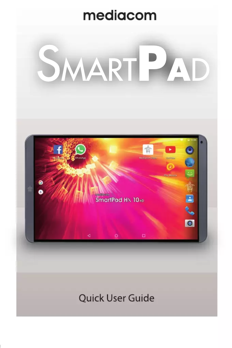 Imagen de la primera página del manual del dispositivo SmartPad Hx 10 HD