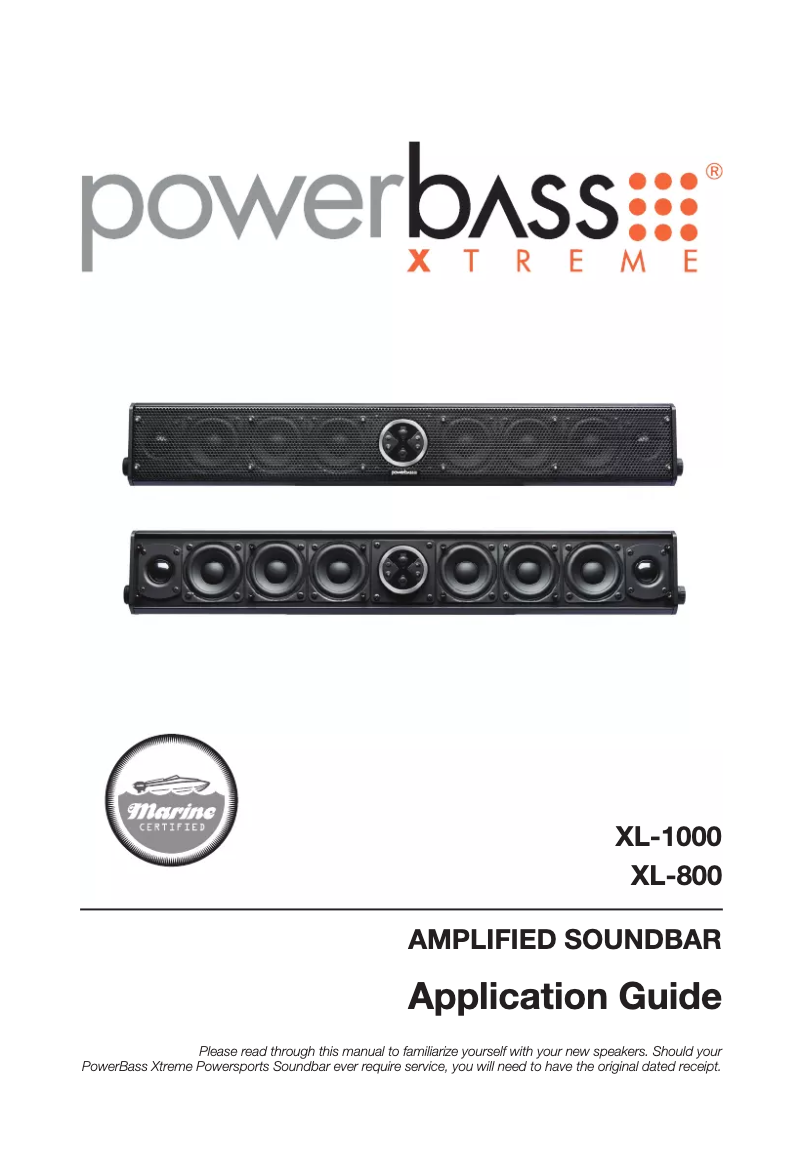 Página 1 del manual Manual de usuario PowerBass XL-800
