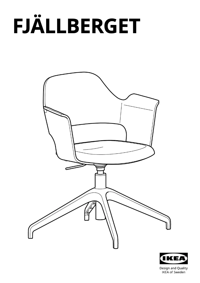 Imagen de la primera página del manual del dispositivo FJÄLLBERGET 604.062.76