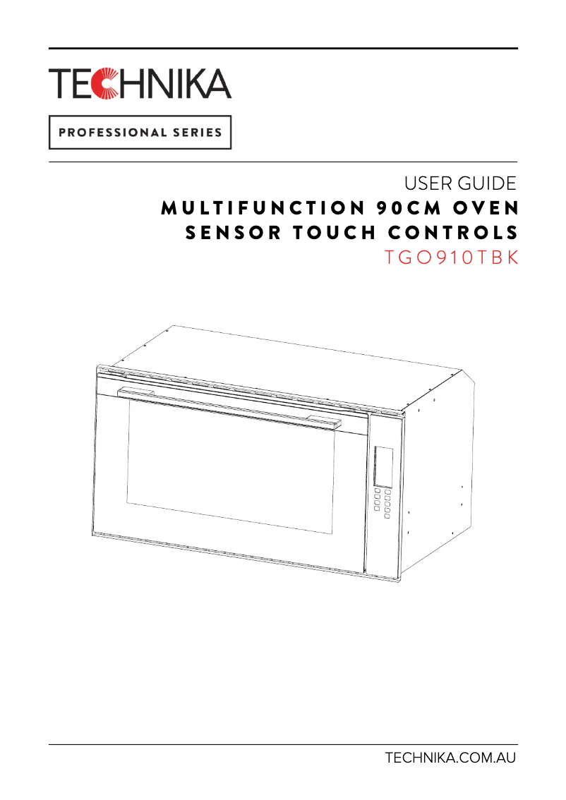 Página 1 del manual Manual de usuario Technika TGO910TBK
