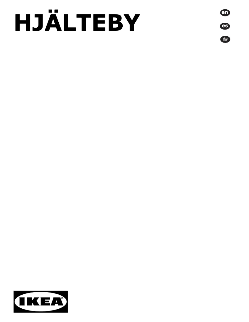 Imagen de la primera página del manual del dispositivo HJÄLTEBY 605.405.43