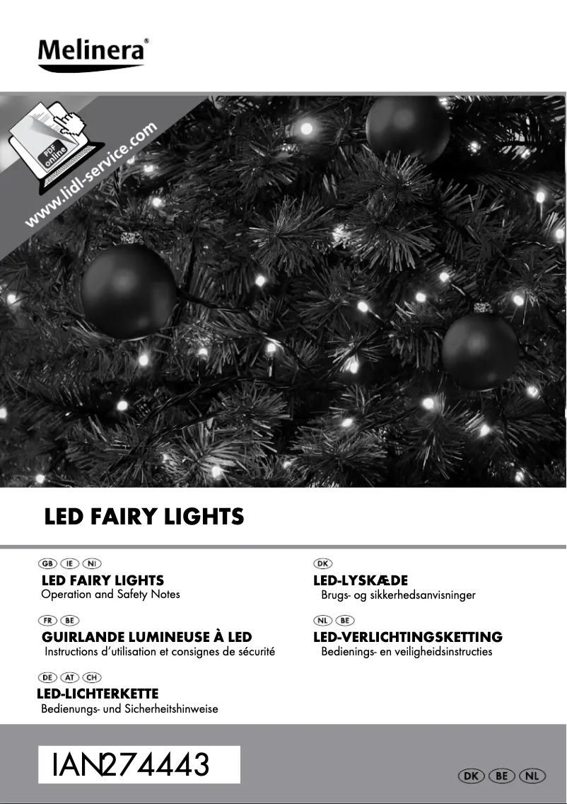 Imagen de la primera página del manual del dispositivo IAN 274443