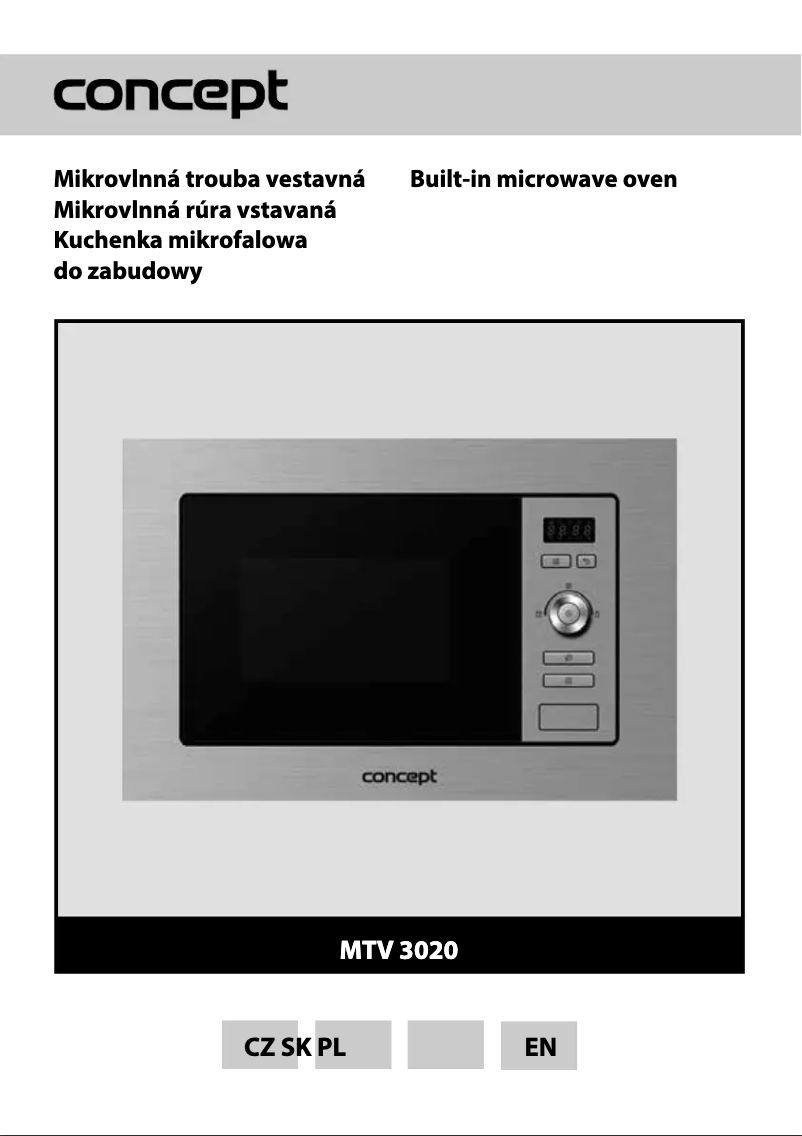 Imagen de la primera página del manual del dispositivo MTV 3020