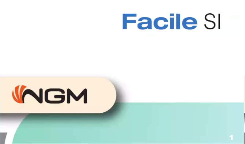 Imagen de la primera página del manual del dispositivo Facile Si