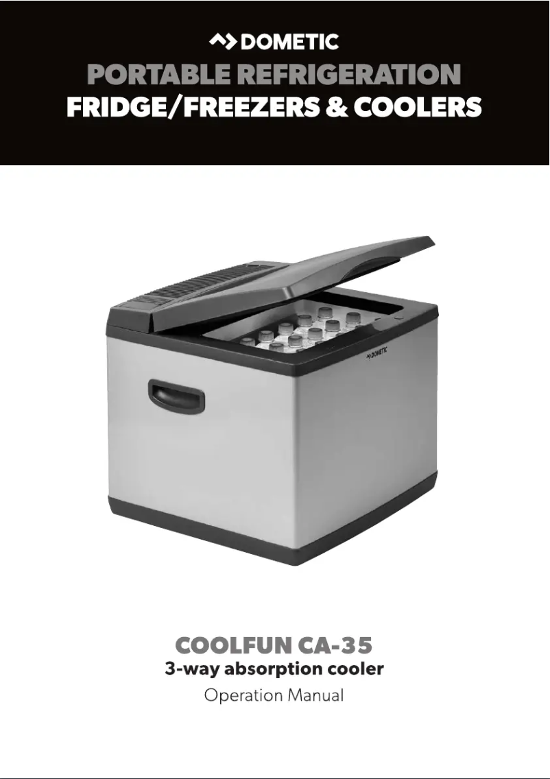 Página 1 del manual Manual de usuario Dometic CoolFun CA-35