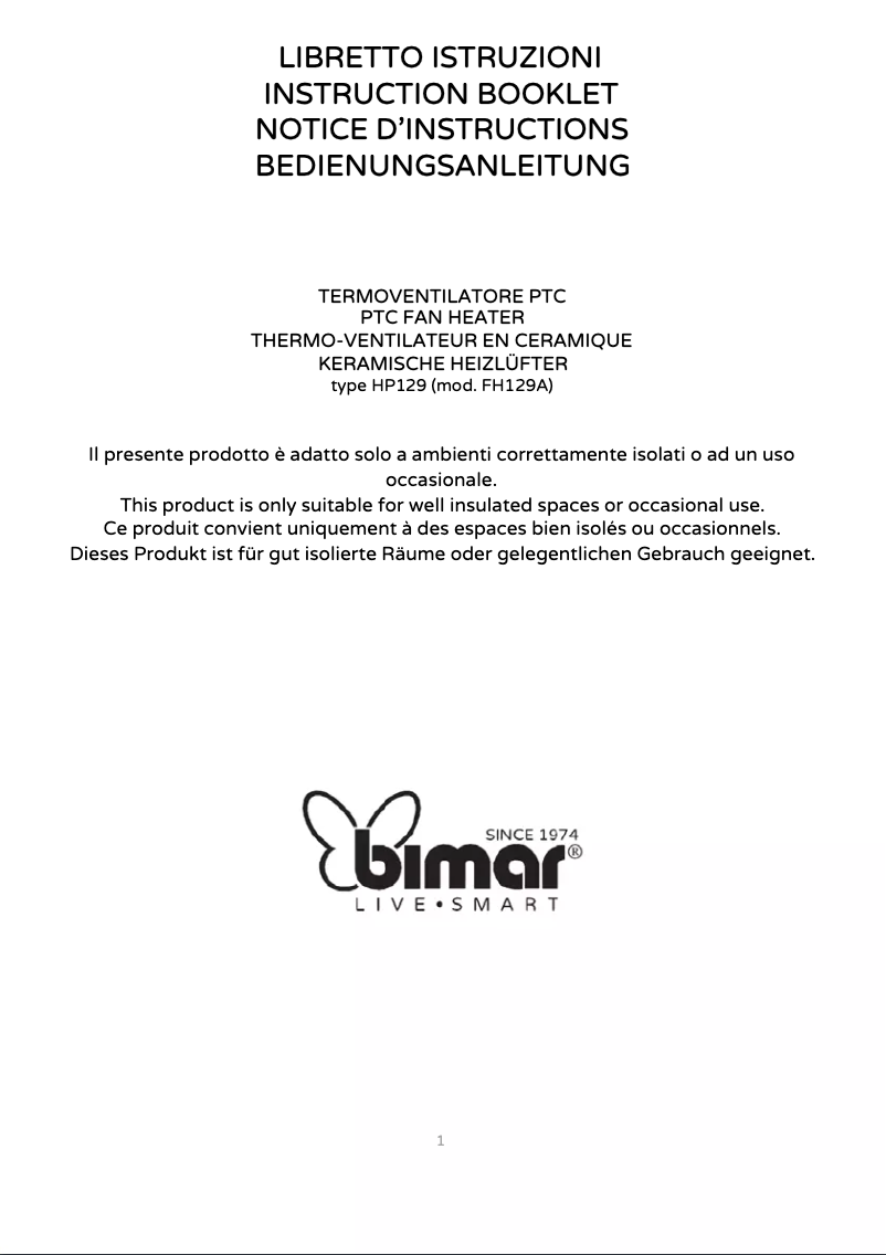 Imagen de la primera página del manual del dispositivo HP129