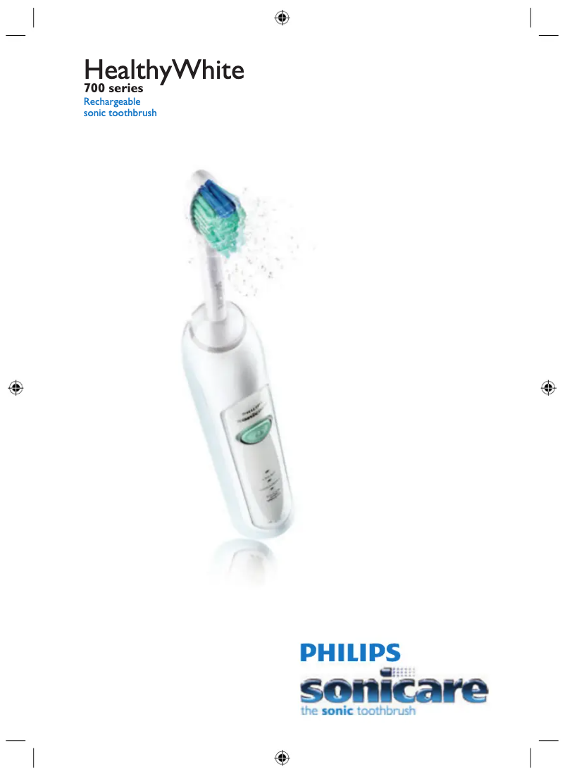 Página 1 del manual Manual de usuario Philips Sonicare HealthyWhite HX6712