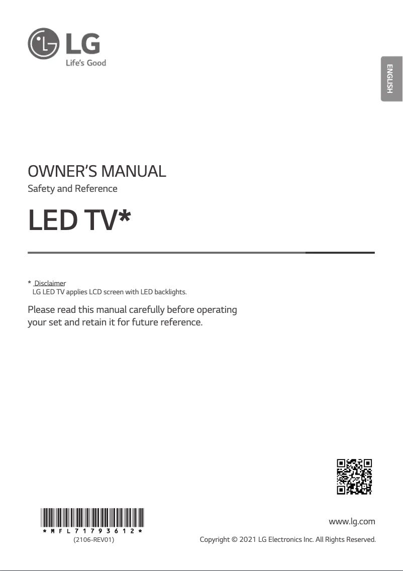 Página nº 1 - Manual de usuario LG 75QNED91TPA