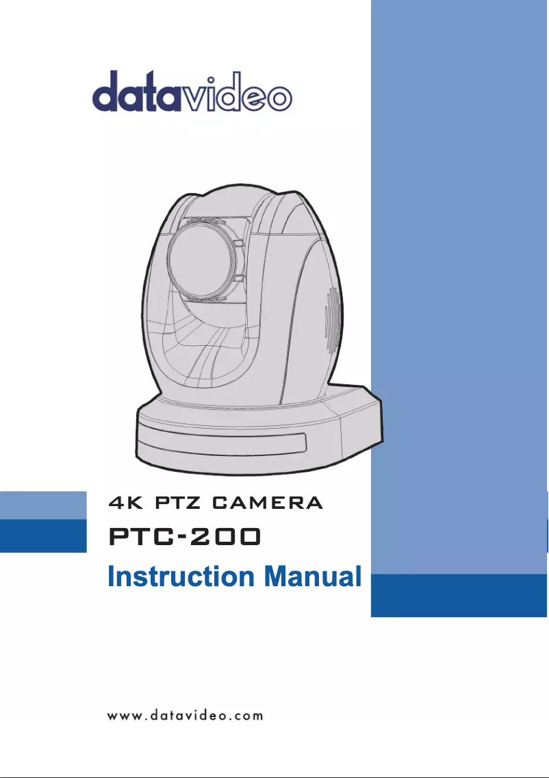 Página 1 del manual Manual de usuario DataVideo PTC-200
