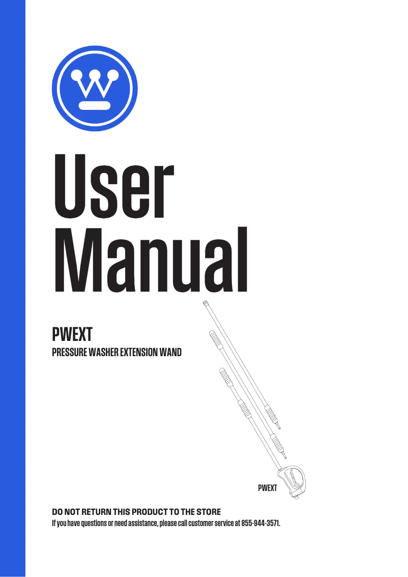 Página nº 1 - Manual de usuario Westinghouse PWEXT