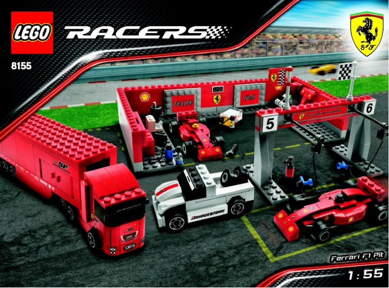 Página 1 del manual Manual de usuario Lego Ferrari F1 Pit