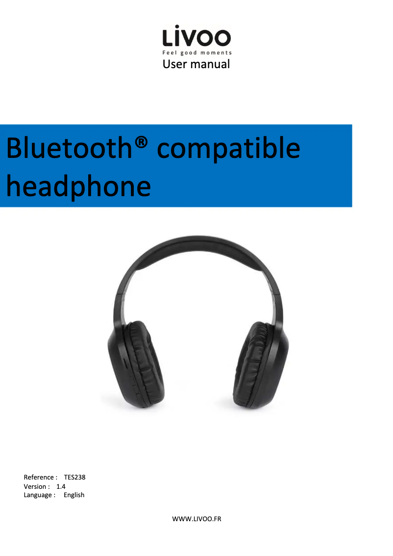 Imagen de la primera página del manual del dispositivo TES238