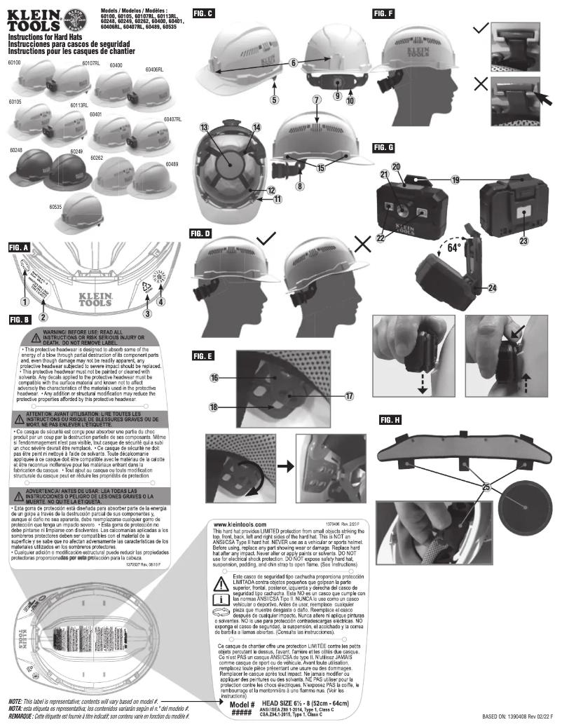 Página 1 del manual Manual de usuario Klein Tools 60249