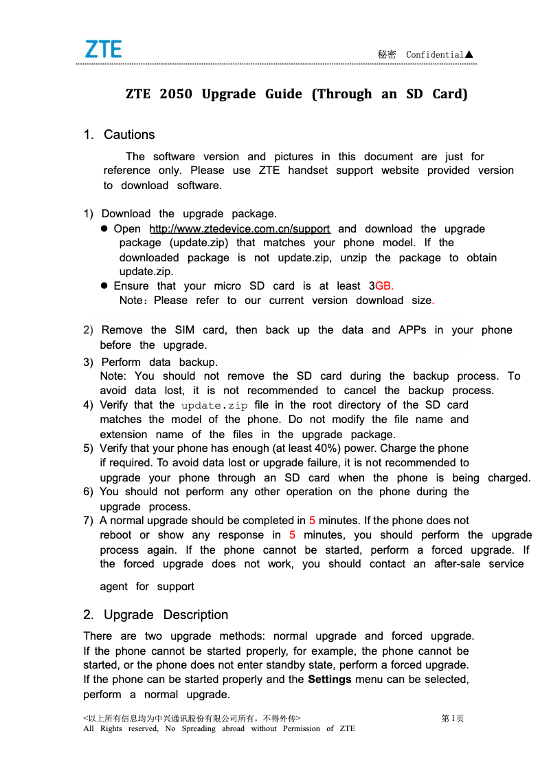 Imagen de la primera página del manual del dispositivo Blade 20 Smart
