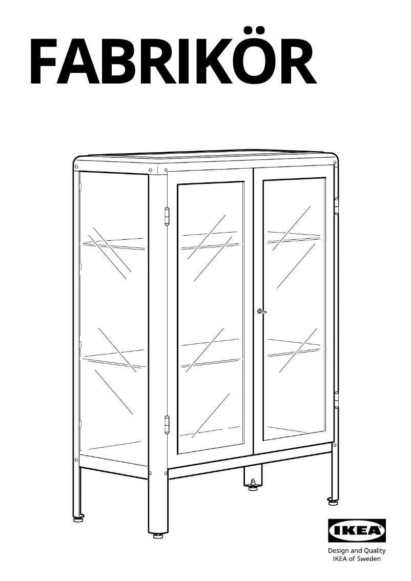 Página 1 del manual Manual de usuario Ikea FABRIKÖR 803.631.72