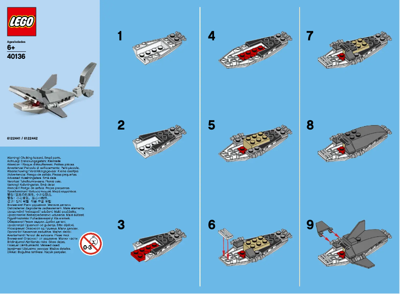 Imagen de la primera página del manual del dispositivo Shark 40136
