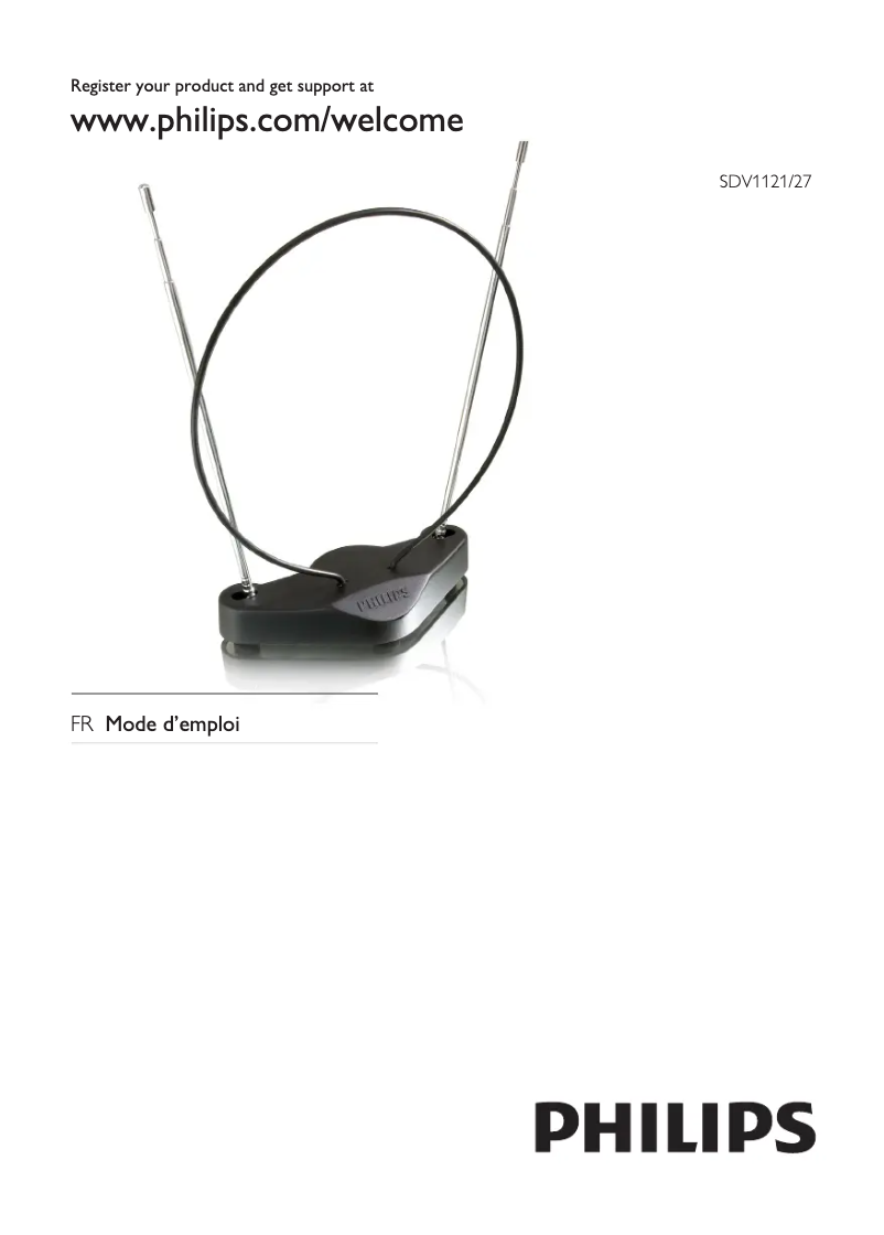 Página 1 del manual Manual de usuario Philips SDV1121