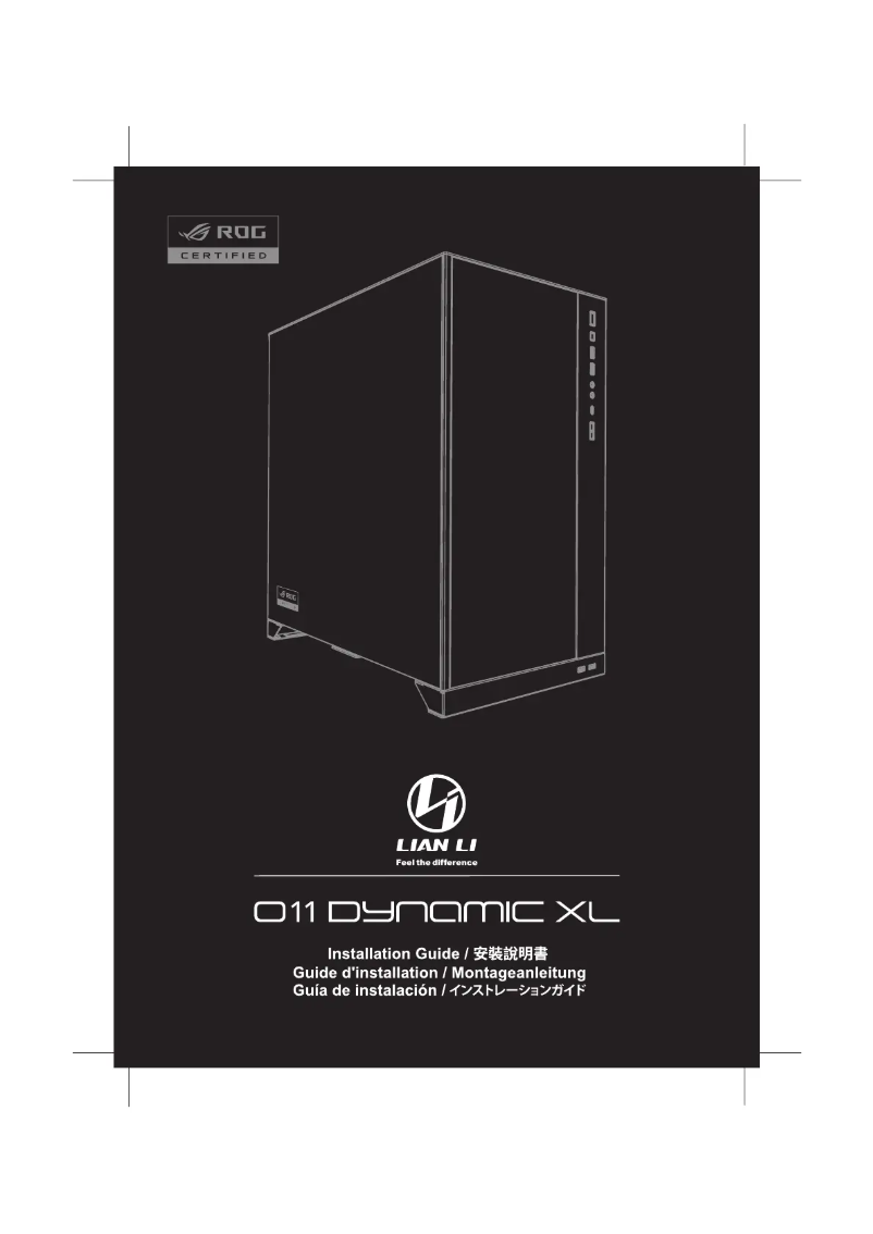 Página 1 del manual Manual de usuario Lian Li 011 Dynamic XL