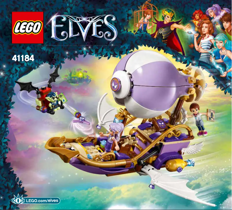 Página 1 del manual Instrucciones visuales Lego Elves 41184