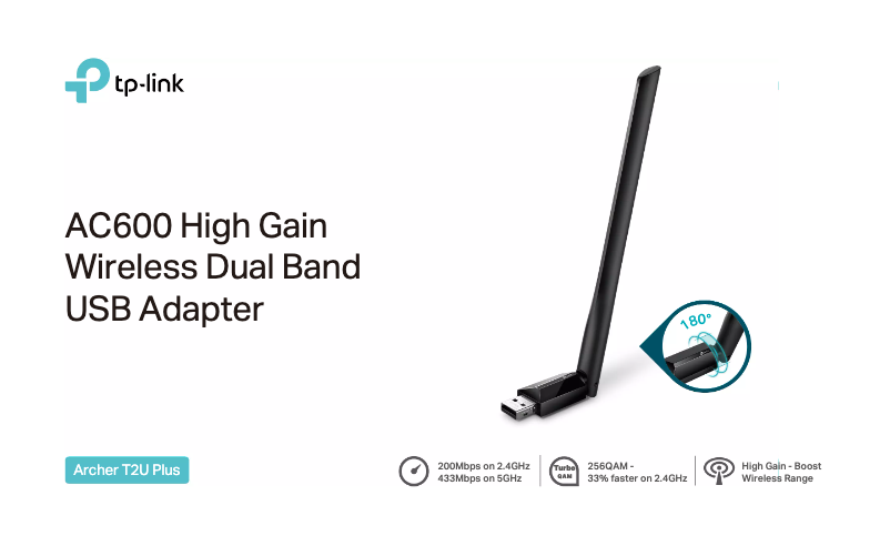 Imagen de la primera página del manual del dispositivo Archer T2U Plus