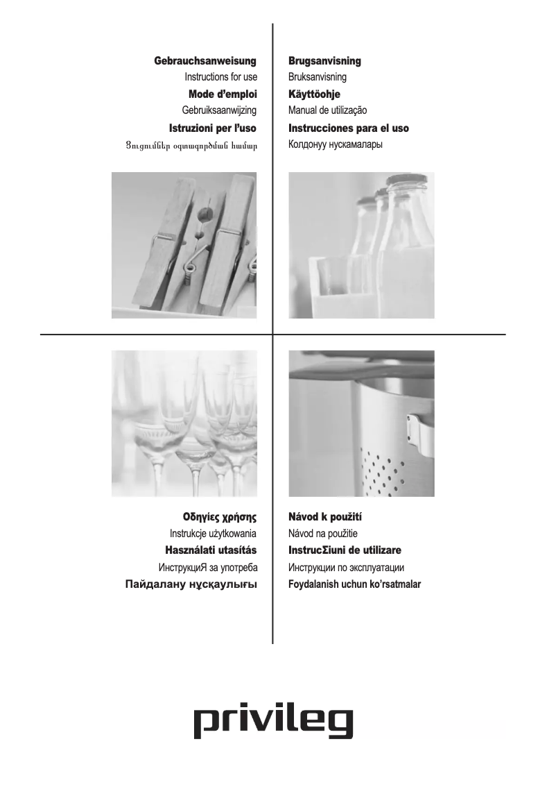 Página 1 del manual Manual de instrucciones Privileg PCTAC K6041/1 IN