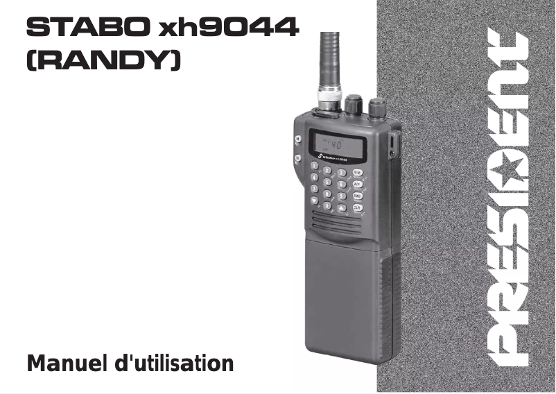 Página nº 1 - Manual de usuario President Randy