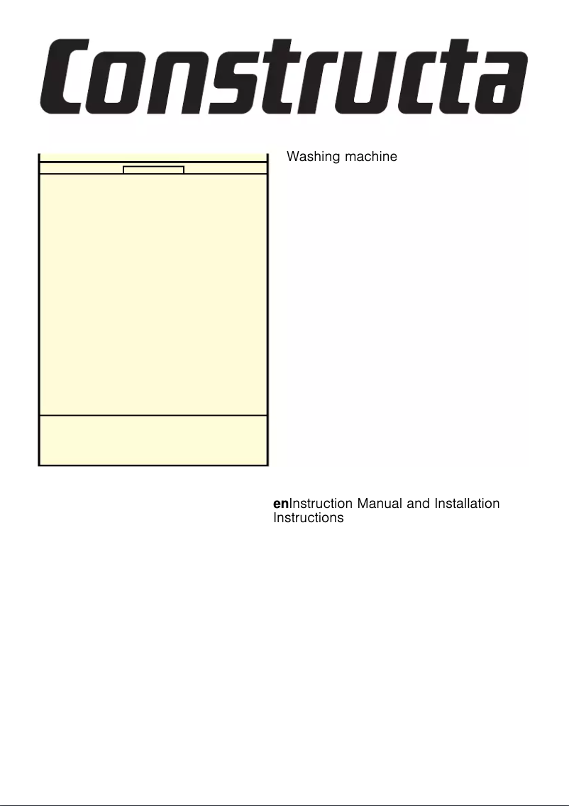 Página 1 del manual Manual de usuario Constructa CWT10R16