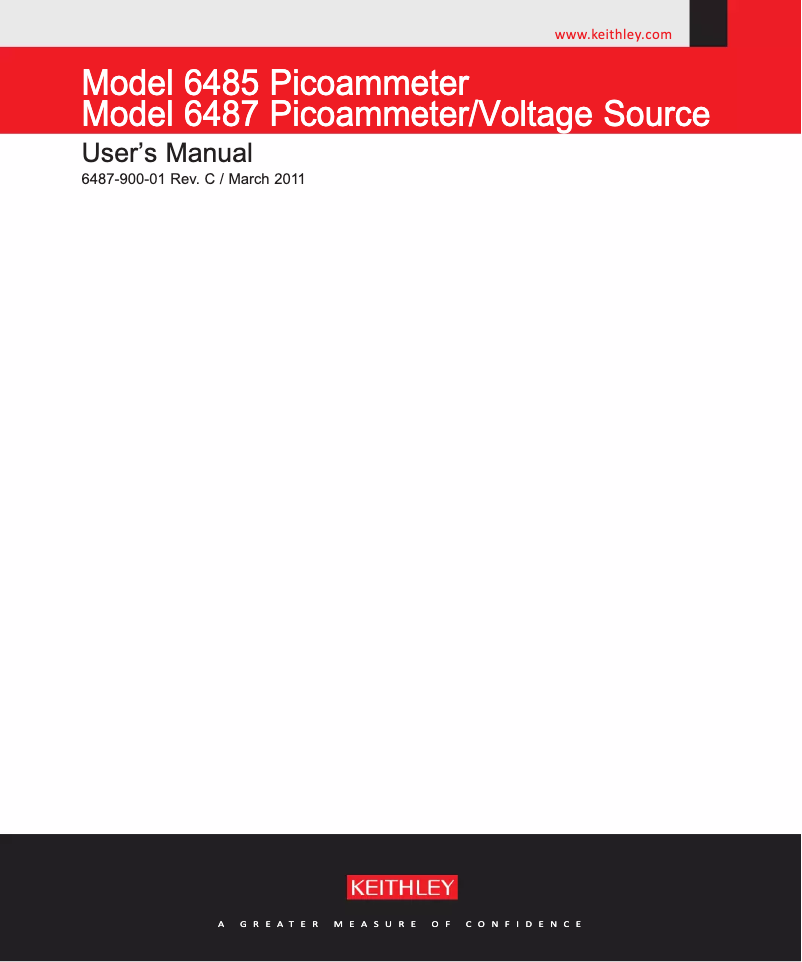 Imagen de la primera página del manual del dispositivo 6487