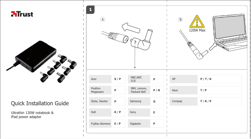 Imagen de la primera página del manual del dispositivo 18740