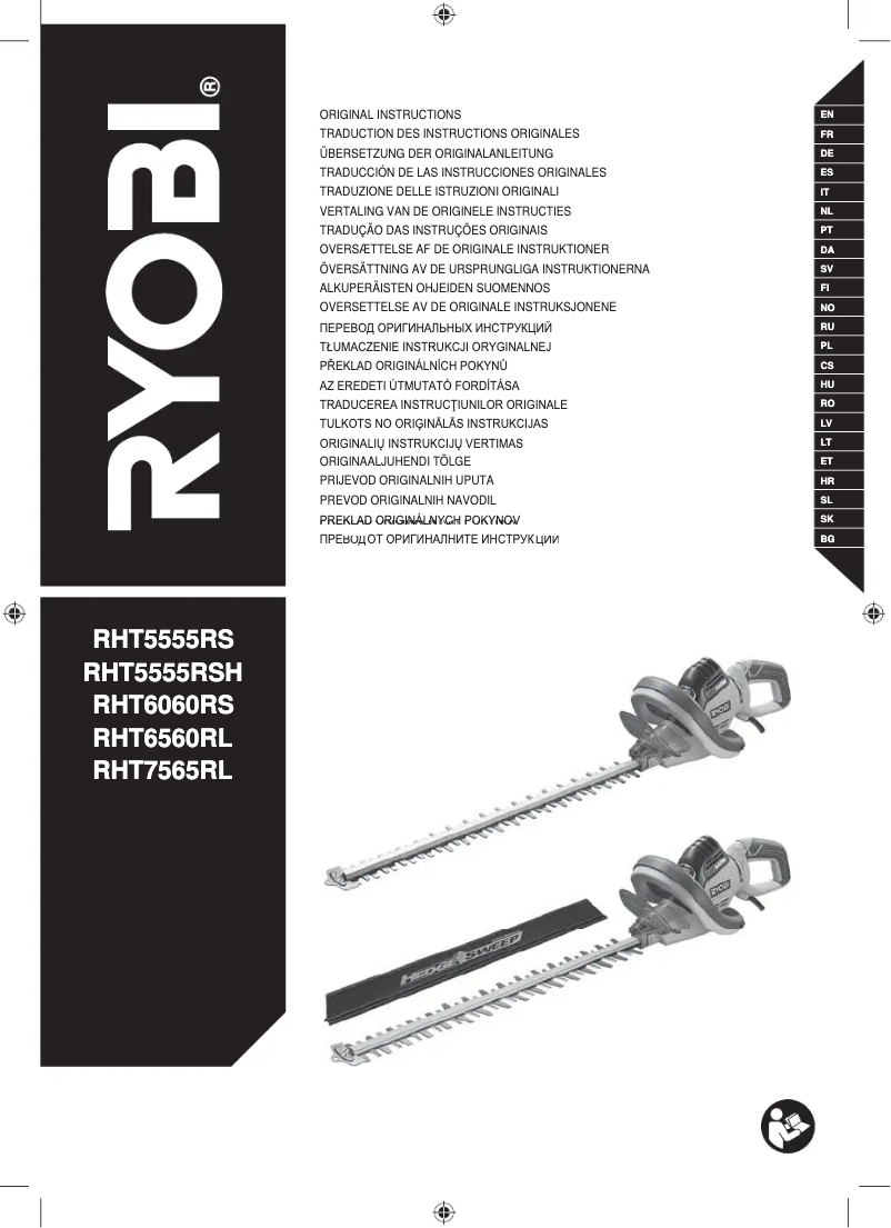 Página nº 1 - Manual de usuario RYOBI RHT6560RL