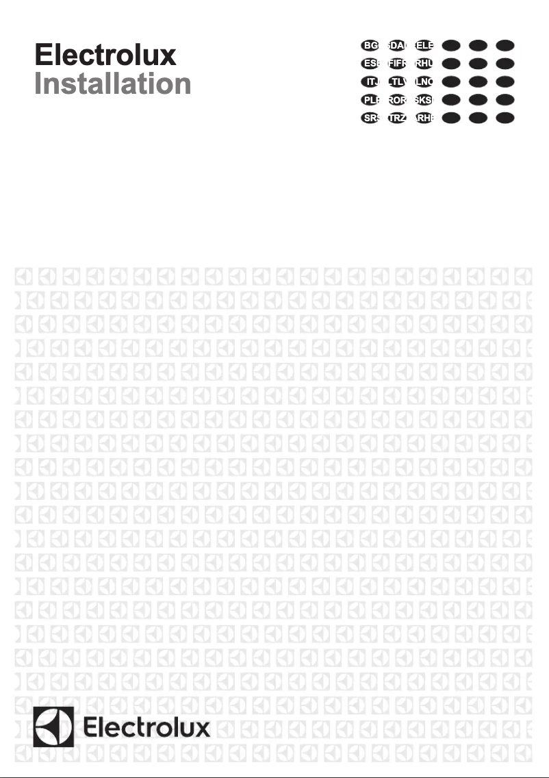 Página 1 del manual Guía de instalación Electrolux KOBCS31X