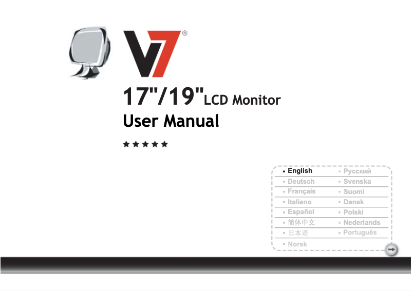 Imagen de la primera página del manual del dispositivo D1912B