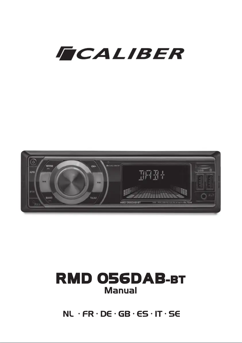 Imagen de la primera página del manual del dispositivo RMD056DAB-BT