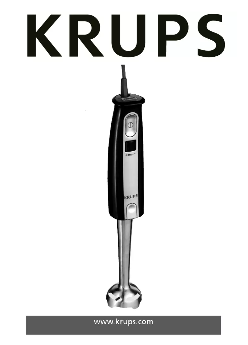 Página 1 del manual Manual de usuario Krups Prep Expert GPA340