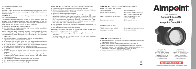 Imagen de la primera página del manual del dispositivo CompM2