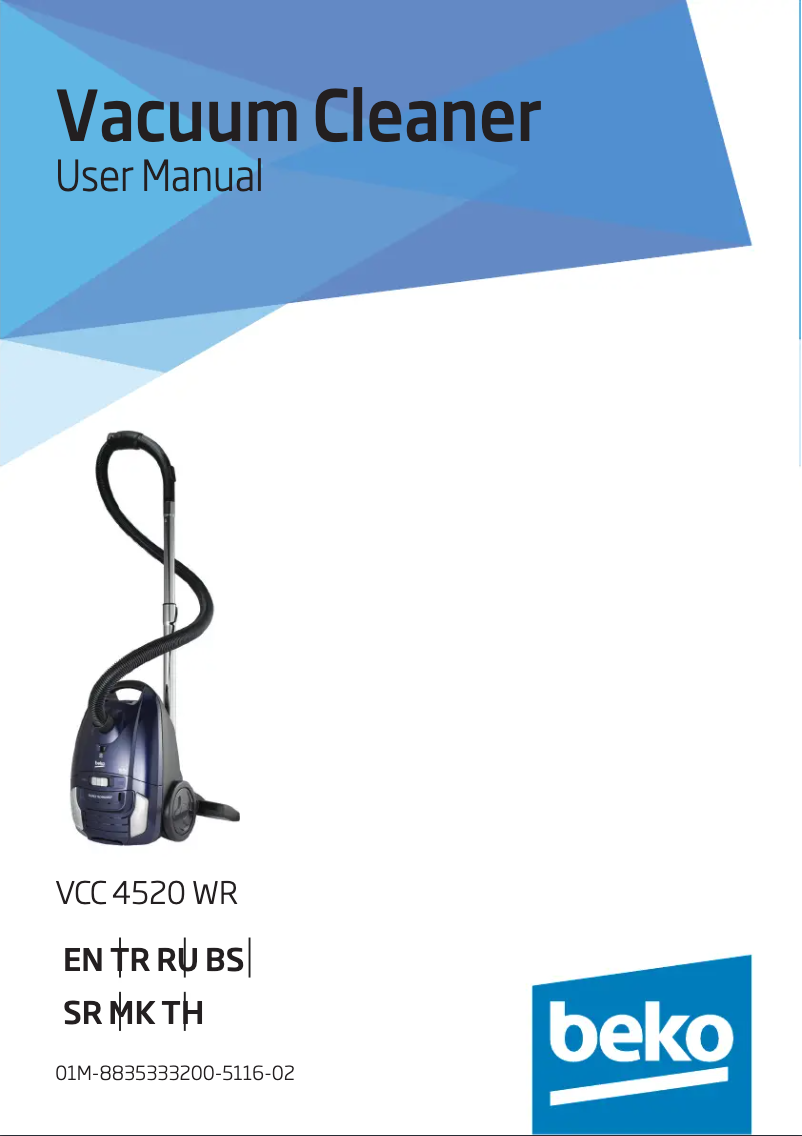 Imagen de la primera página del manual del dispositivo VCC 4520 WR