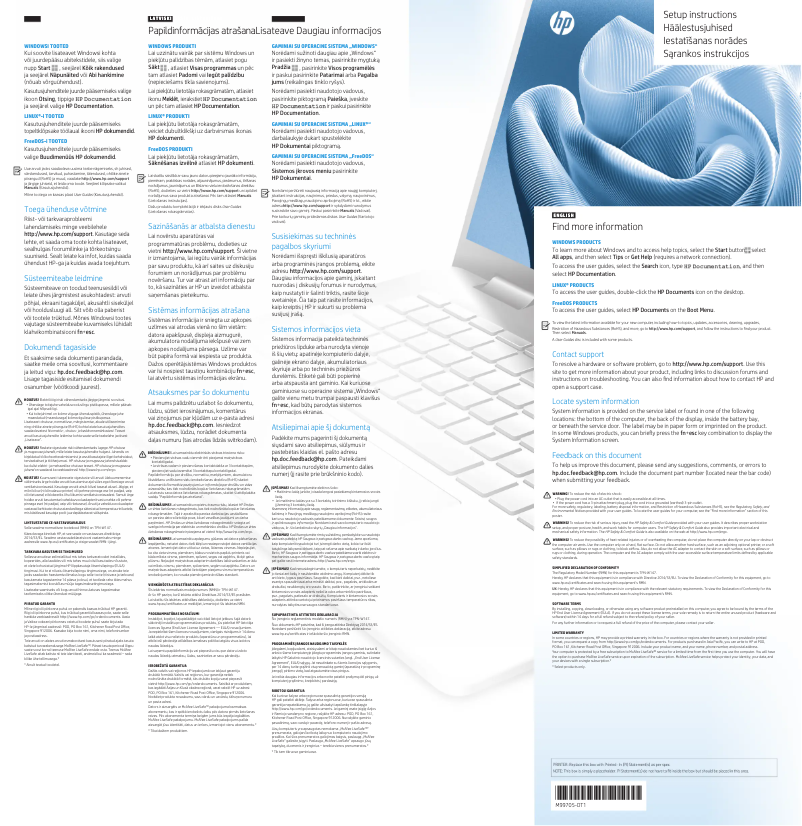 Imagen de la primera página del manual del dispositivo x360