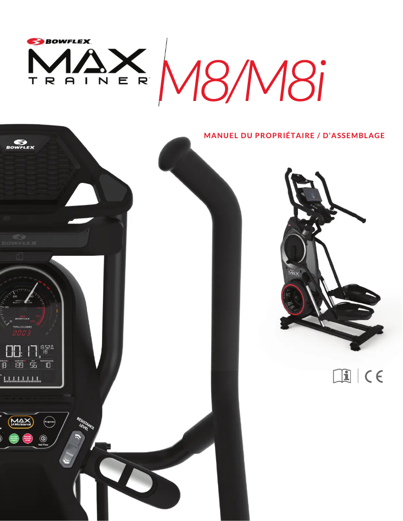 Página nº 1 - Manual de usuario Bowflex Max Trainer M8