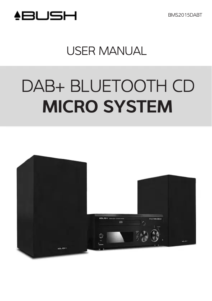 Página 1 del manual Manual de usuario Bush BMS2015DABT
