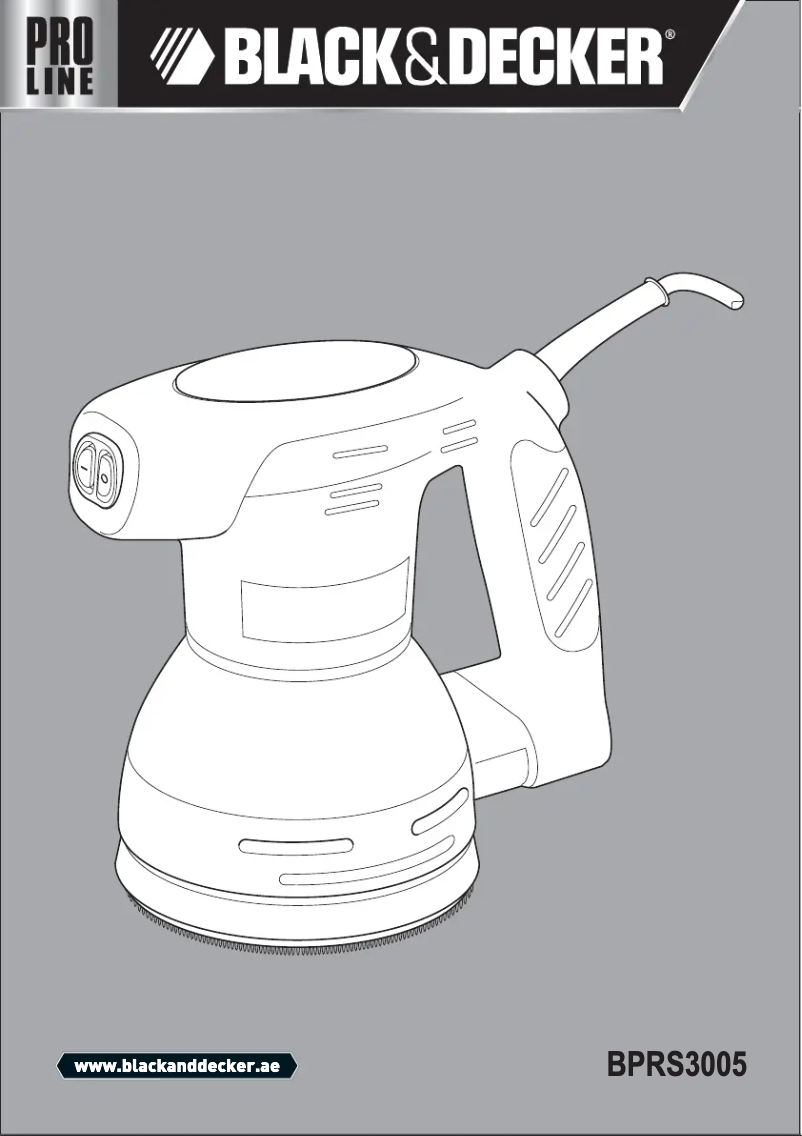 Página nº 1 - Manual de usuario Black & Decker BPRS3005