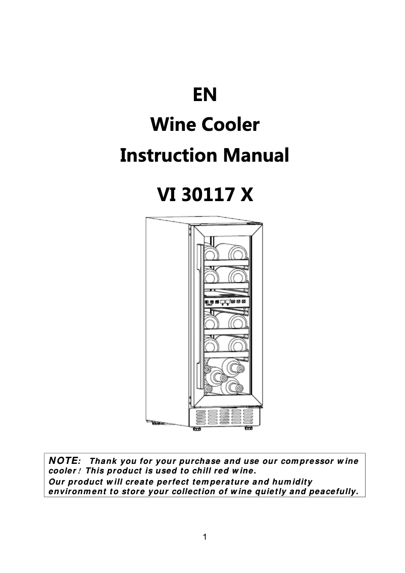 Imagen de la primera página del manual del dispositivo VI 30117 X